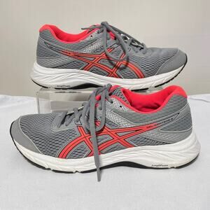 Asics Running Shoes Womens 7.5 Gel Contend 6 1012A571 Gray Trainers Sneakers